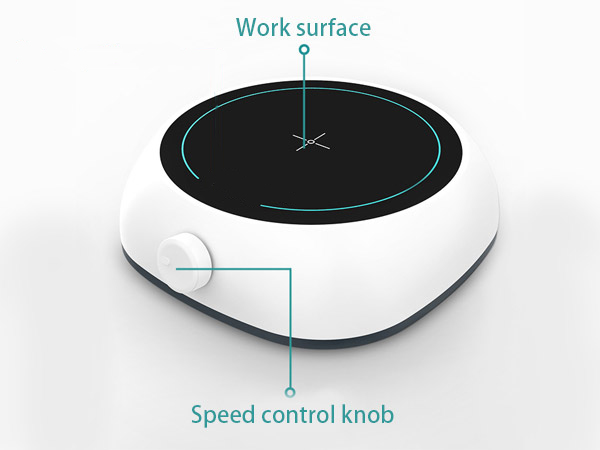 Structure of 2L Mini Magnetic Stirrer, 1800 rpm