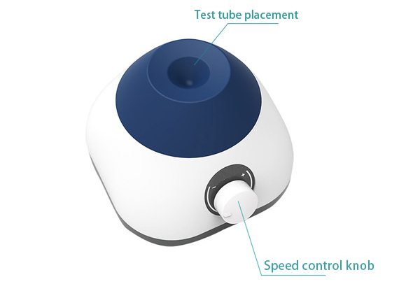 Structure of Variable Speed 3000 rpm Mini Laboratory Vortex Mixer