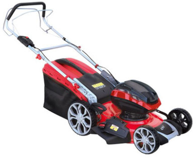The electric lawn mower pictures