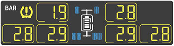 Tire leakage alarm