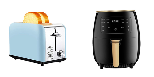 Toaster and air fryer