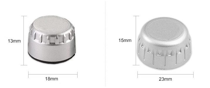 TPMS External Sensors Sizes