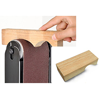 Use Belt and Disc Sander Sanding Arc Wood